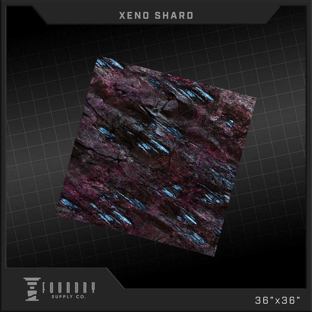 "Foundry Supply - BattleMat - Xeno Shard (36""x36"")"