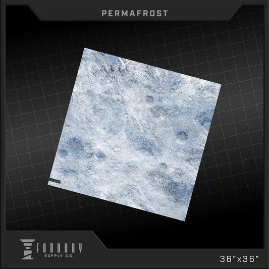 "Foundry Supply - BattleMat - Permafrost (36""x36"")"