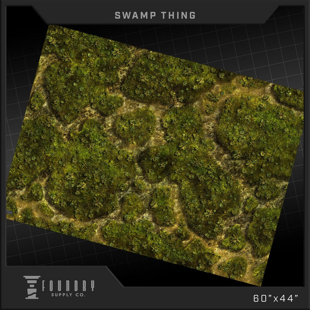 "Foundry Supply - BattleMat - Swamp Thing (44""x60"")"