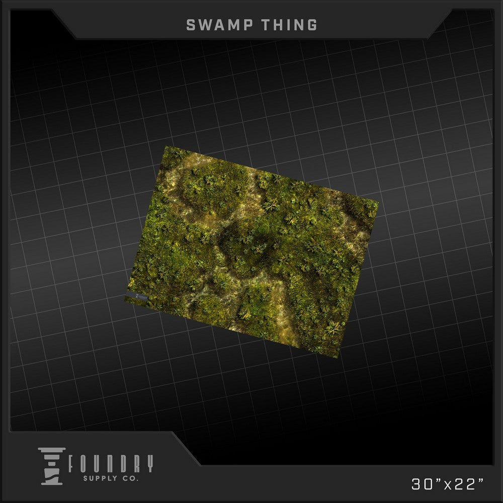"Foundry Supply - BattleMat - Swamp Thing (22""x30"")"