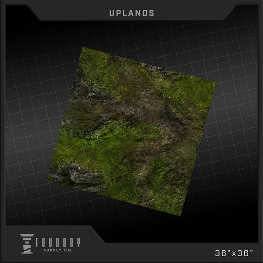 "Foundry Supply - BattleMat - Uplands (36""x36"")"