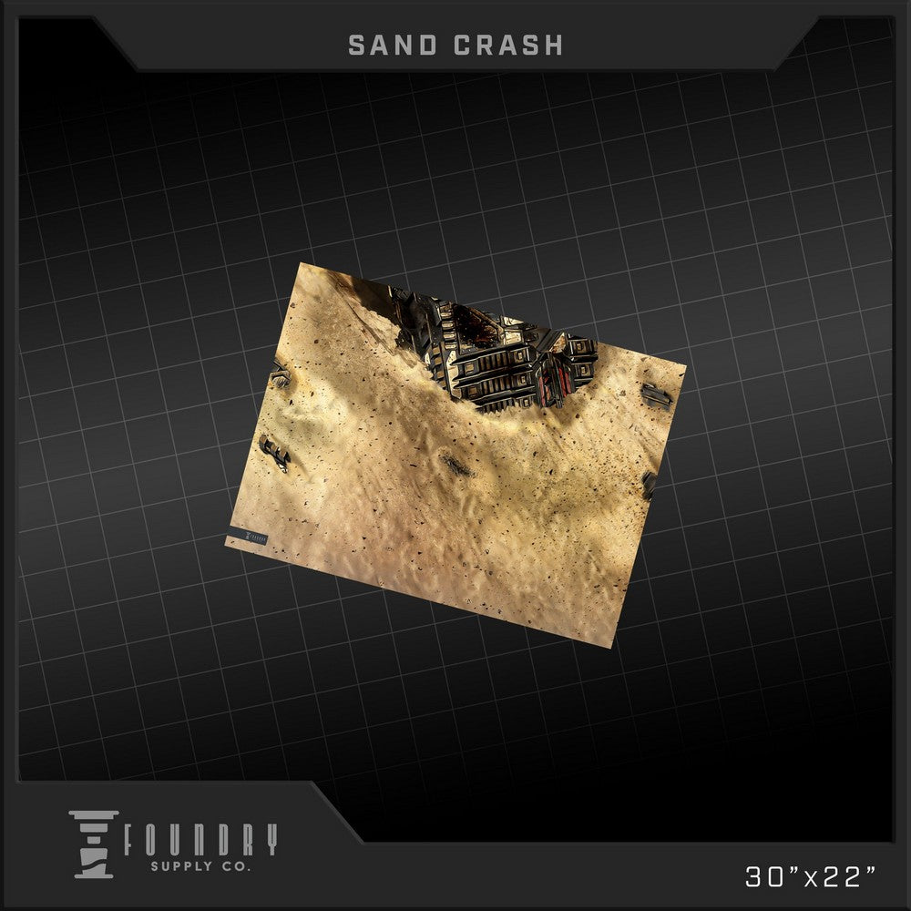 "Foundry Supply - BattleMat - Sand Crash (22""x30"")"