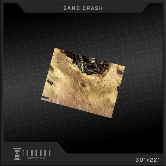 "Foundry Supply - BattleMat - Sand Crash (22""x30"")"