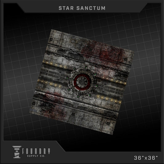"Foundry Supply - BattleMat - Star Sanctum (36""x36"")"
