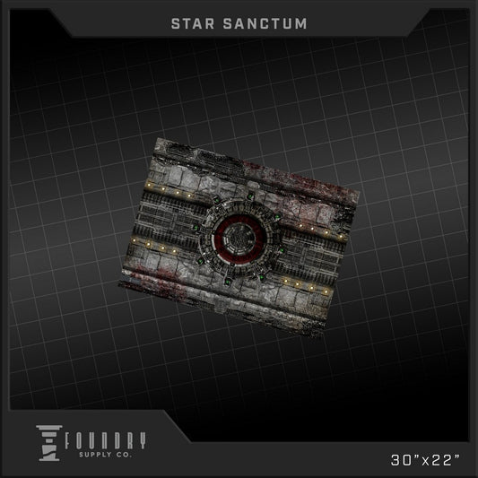 "Foundry Supply - BattleMat - Star Sanctum (22""x30"")"
