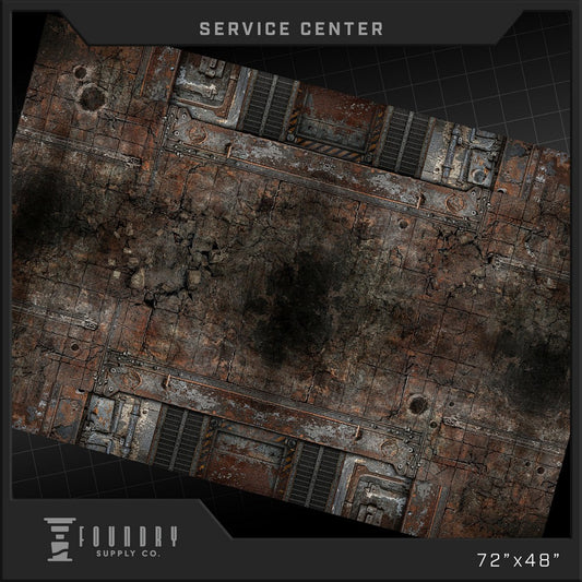 "Foundry Supply - BattleMat - Service Center (48""x72"")"