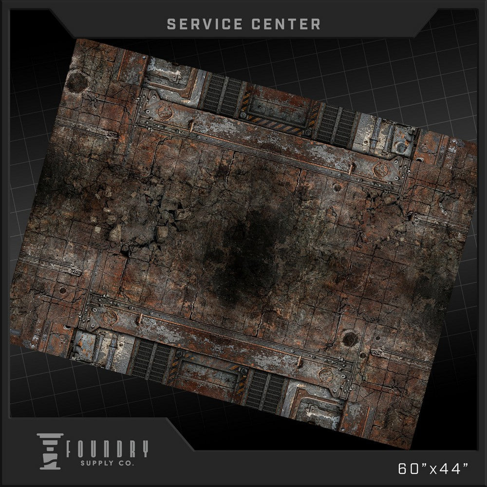 "Foundry Supply - BattleMat - Service Center (44""x60"")"