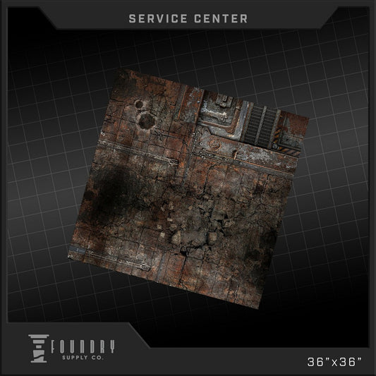 "Foundry Supply - BattleMat - Service Center (36""x36"")"