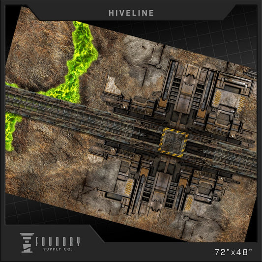 "Foundry Supply - BattleMat - Hiveline (48""x72"")"