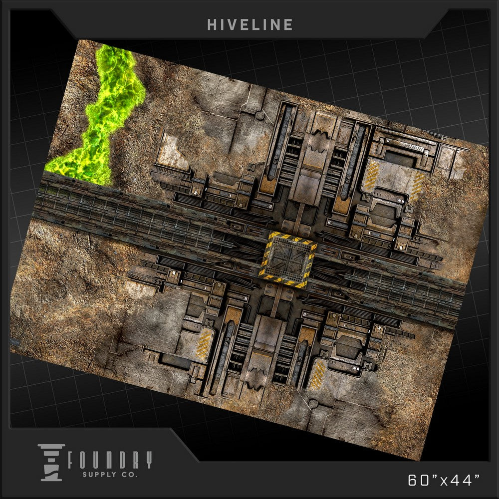"Foundry Supply - BattleMat - Hiveline (44""x60"")"