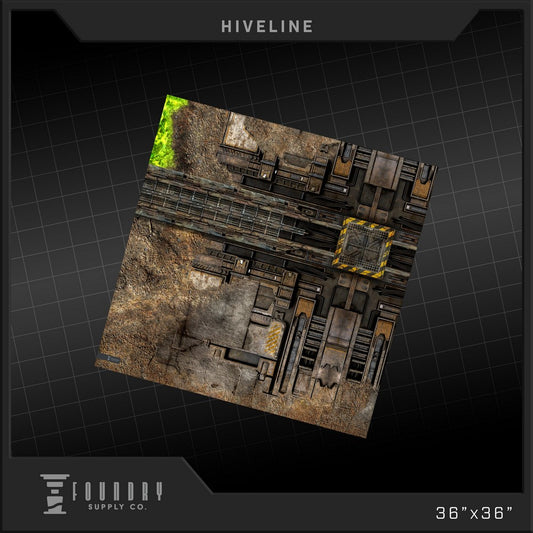 "Foundry Supply - BattleMat - Hiveline (36""x36"")"