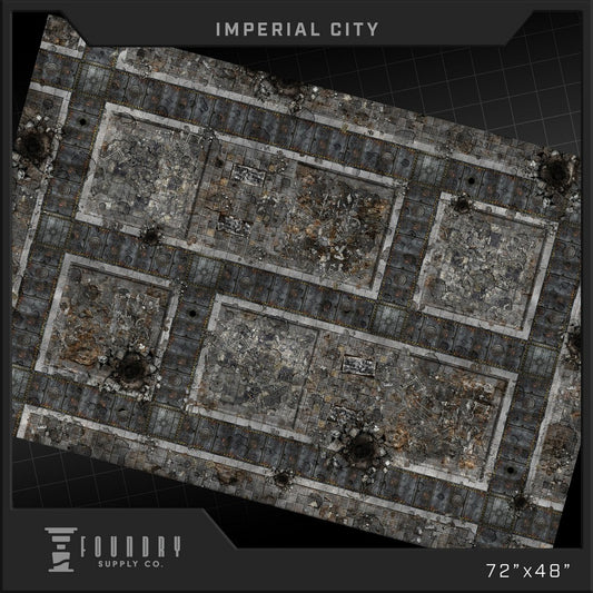 "Foundry Supply - BattleMat - Imperial City (48""x72"")"