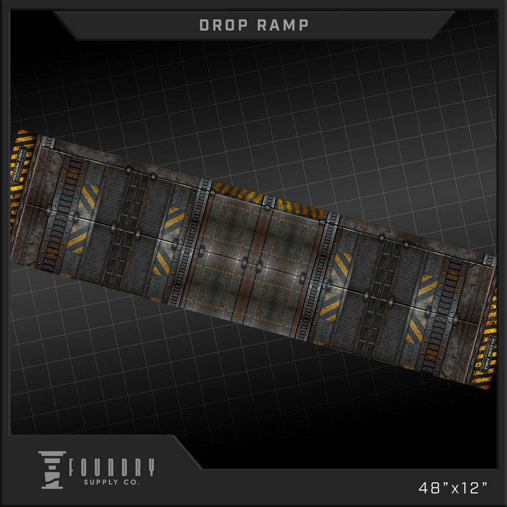 "Foundry Supply - Dropzone Overlay - Drop Ramp (48""x12"")"