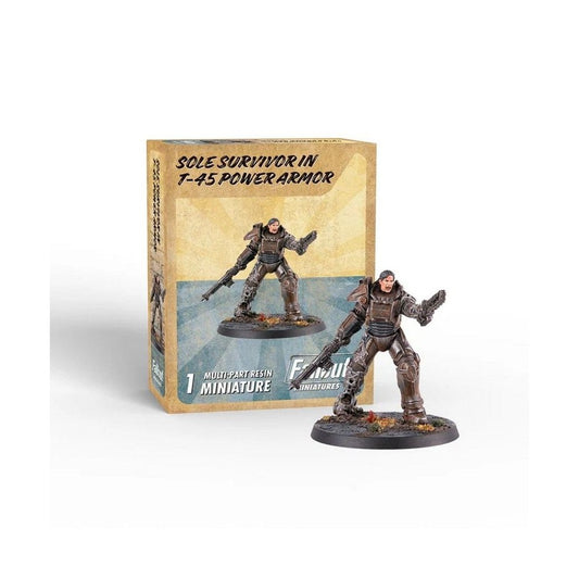 Fallout: Miniatures - Sole Survivor in T-45 Power Armor