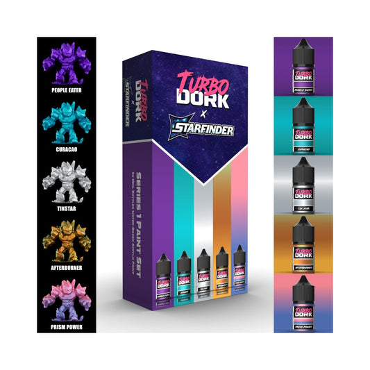 Turbo Dork - Starfinder X Turbo Dork Series 1 Paint Set (5 Bottles of Paint)