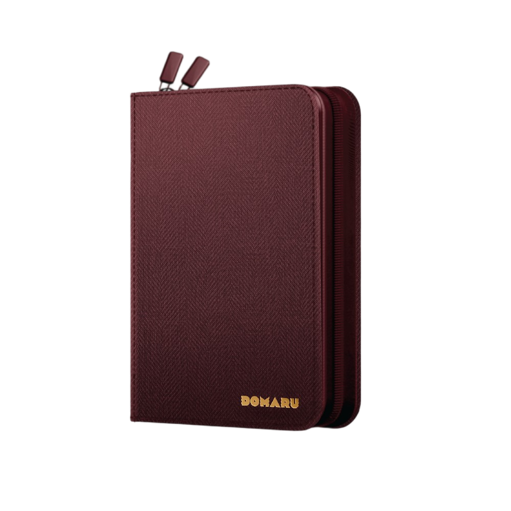Gatherers Tavern - Binders - Domaru Binder - Series 1 - 4 Pocket - Carnelian