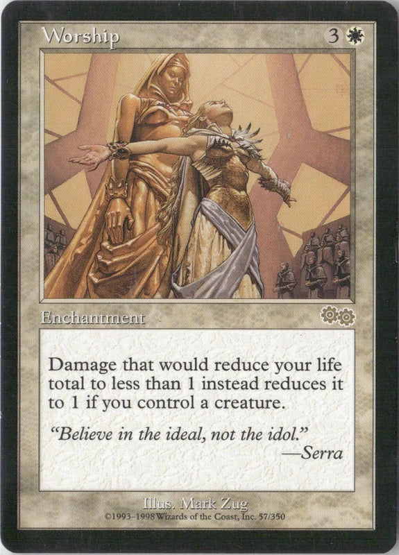 Scan Image | Worship - Urza's Saga | [342B10B2]