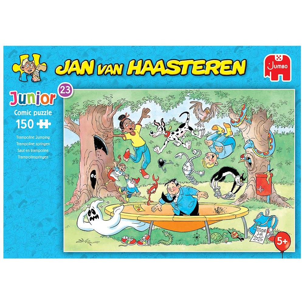 Puzzle - Jumbo Jan van Haasteren Junior 23 - Trampoline Jumping 150Pc