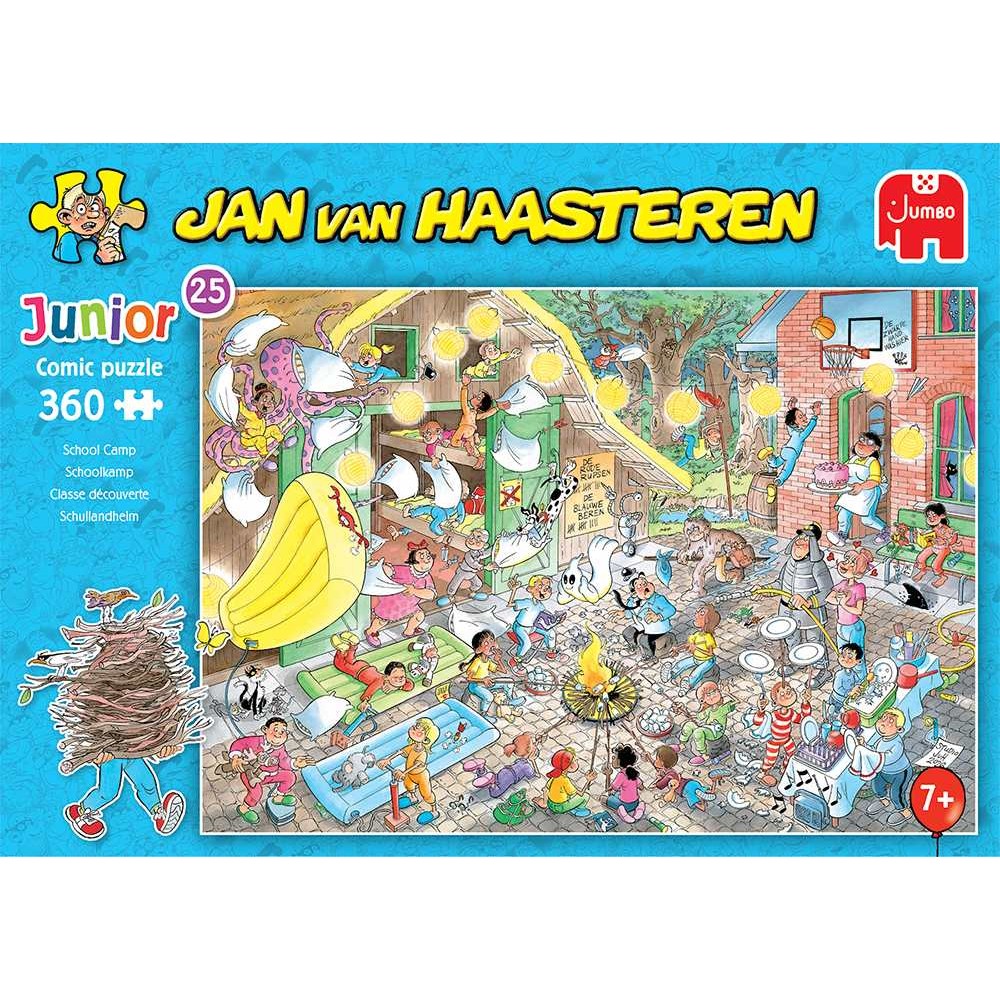 Puzzle - Jumbo Jan van Haasteren Junior 25 - School Camp 360Pc