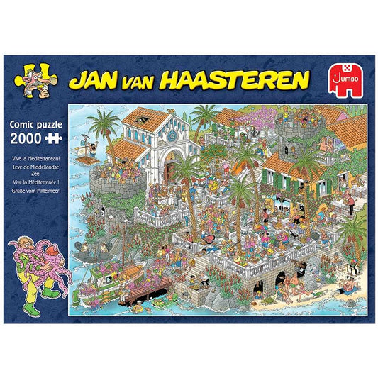 Puzzle - Jumbo - Jan van Haasteren - 'Vive la Mediterranean!  2000 pcs