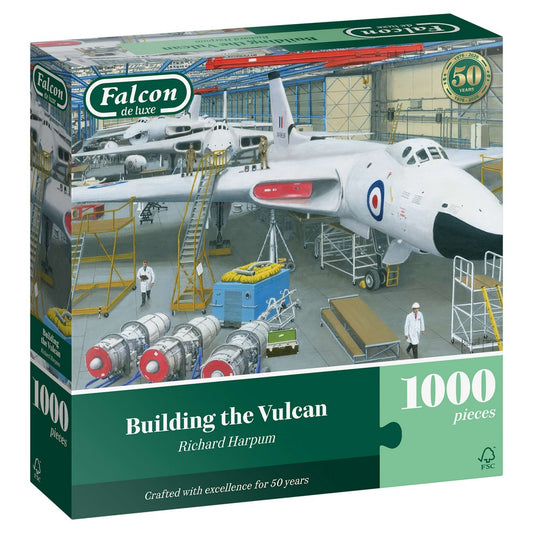 Puzzle - Jumbo - Falcon - Building the Vulcan (1000 pieces)