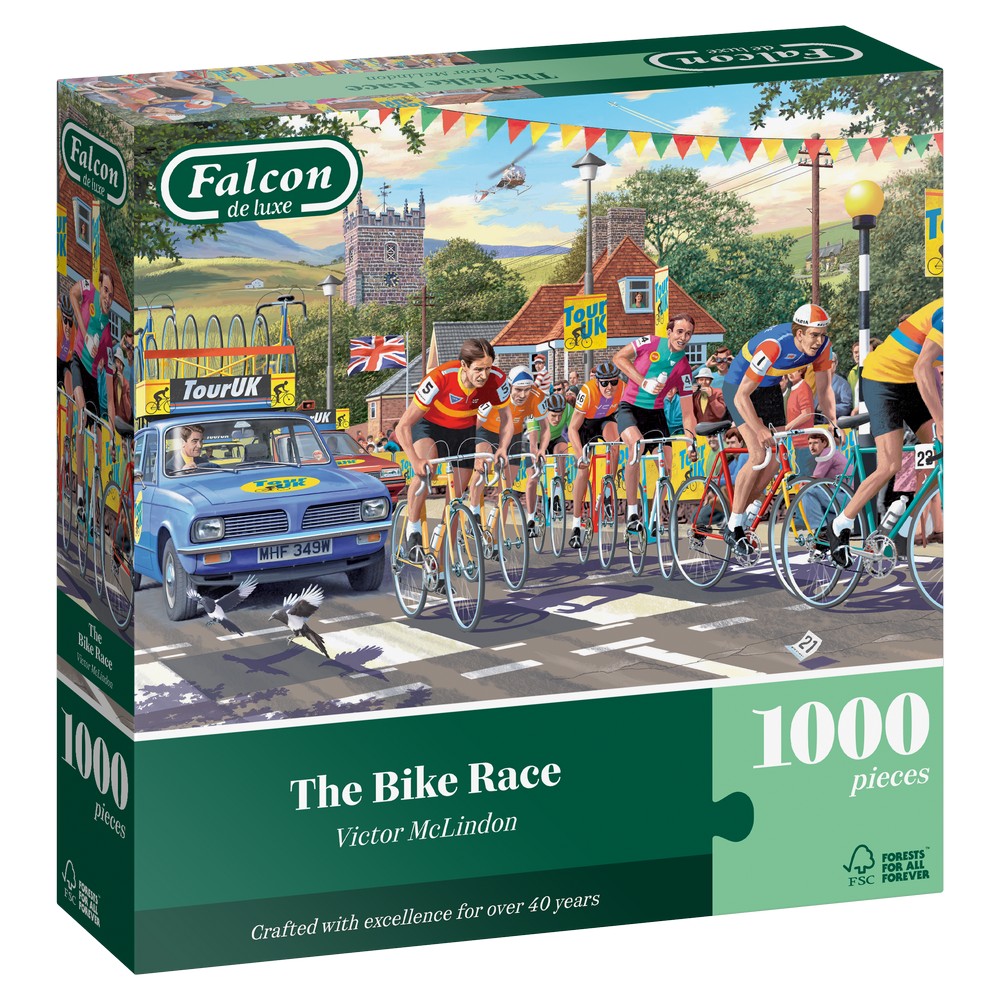 Puzzle - Jumbo - Falcon - The Bike Race (1000 pieces)