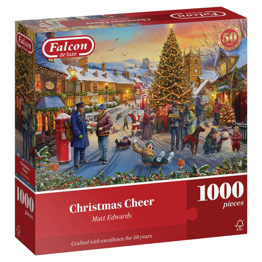 Puzzle - Jumbo - Falcon - Christmas Cheer (1000 pieces)