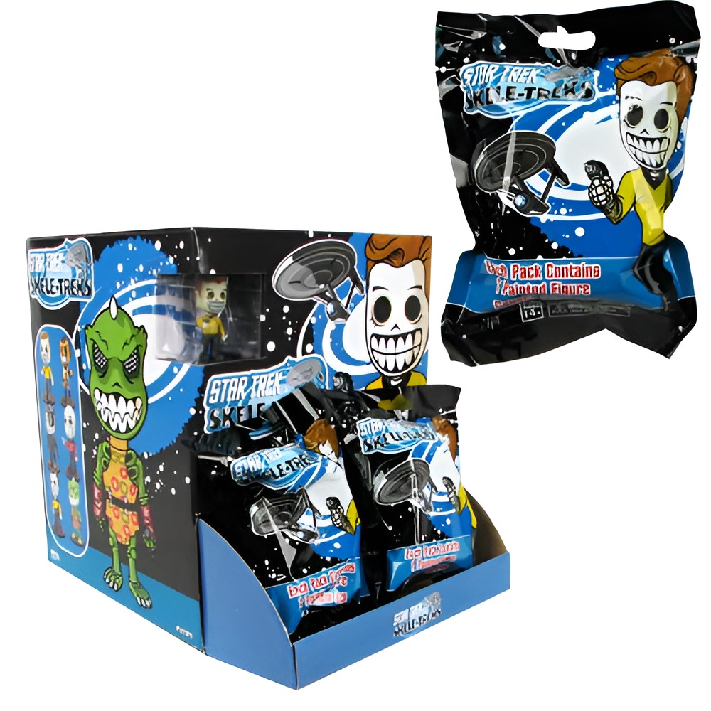 "Skele-Treks - 2"" Collectible Figure - Series One: 24Ct. Gravity Feed"