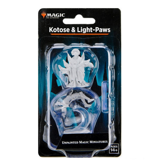 Magic: The Gathering Unpainted Miniatures: Kotose & Light-Paws