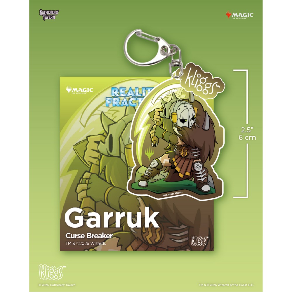 Gatherers Tavern - Keychain - Kliggs - Fractured Reality - Garruk Curse Breaker
