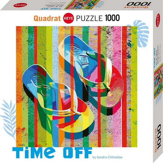 Puzzle - Heye - Time Off - Hurray Holidays! - Square Box 1000pc
