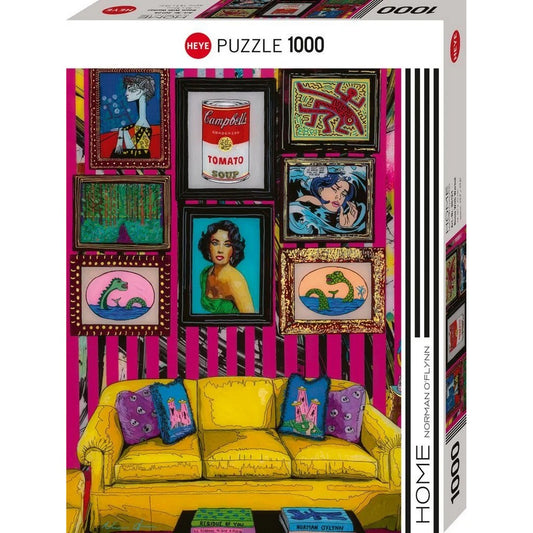 Puzzle - Heye - Home - Room With Warhol - 1000pc