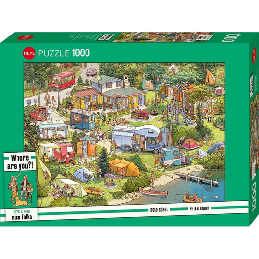 Puzzle - Heye - Where are you?! Caravan Site - 1000pc