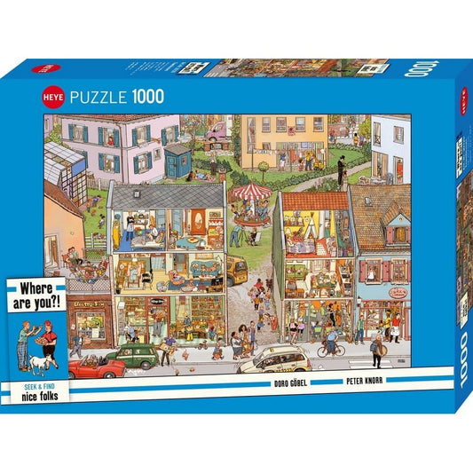 Puzzle - Heye - Where are you?! Townhouses - 1000pc