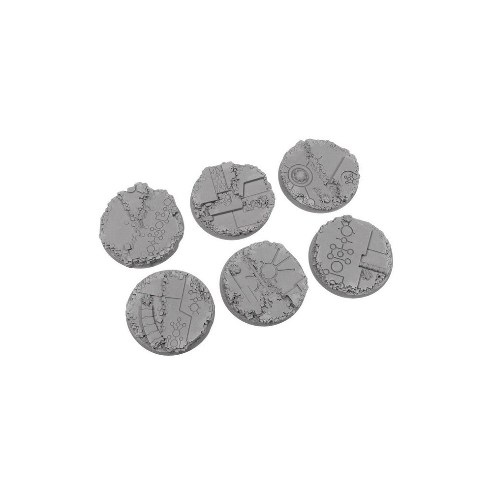 Micro Art Studio - Living Metal Round 40mm (2 bases) UNPAINTED [28mm/1:56]
