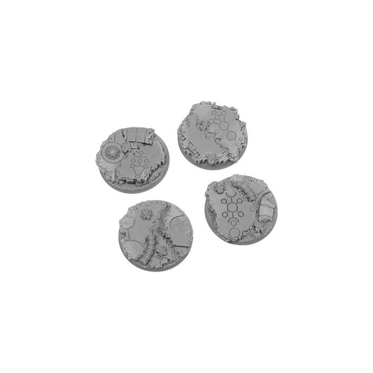 Micro Art Studio - Living Metal Round 50mm (2 bases) UNPAINTED [28mm/1:56]