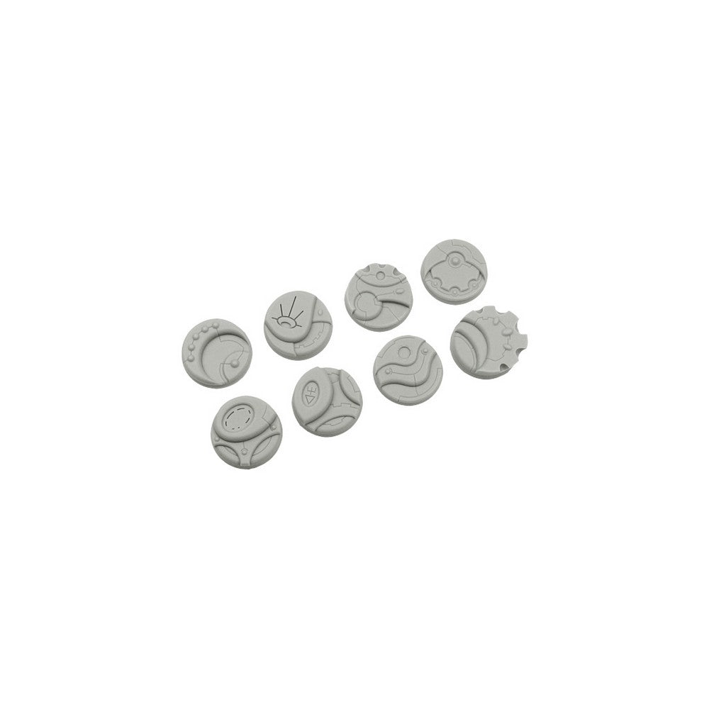 Micro Art Studio - Wraithstone Bases Round 28mm (5 bases) UNPAINTED