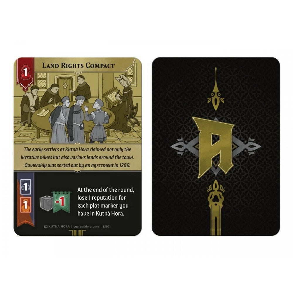 Kutná Hora: The City of Silver - Land Rights Compact promo card - promo card