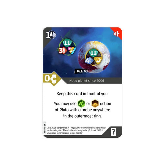 SETI - Pluto promo - promo card