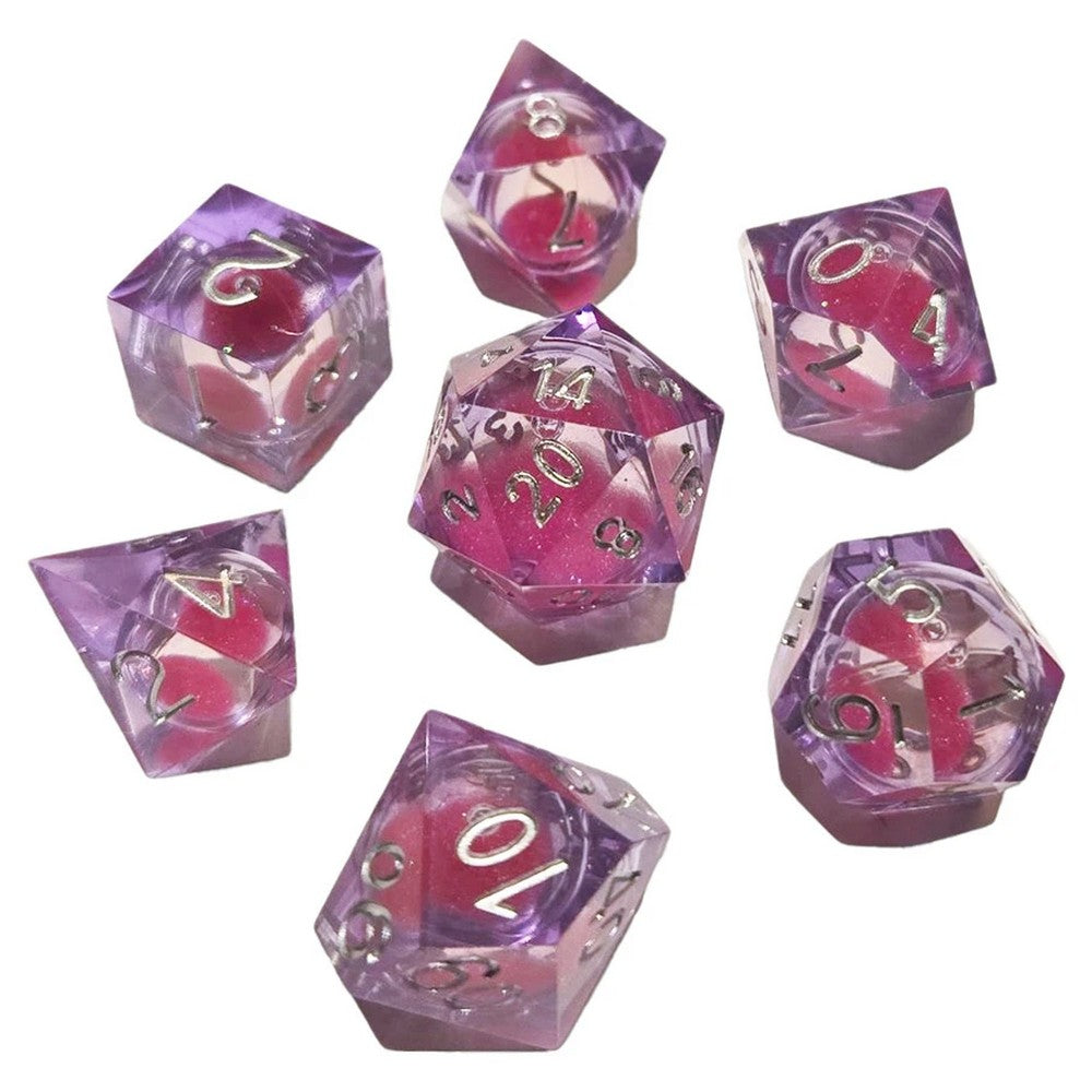 Chronicle - Magenta Sparkle Liquid Core Dice Set