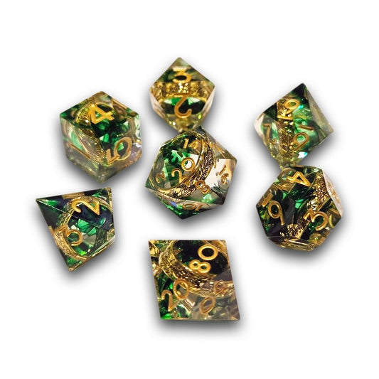 Chronicle - Green Ringfellows Dice Set
