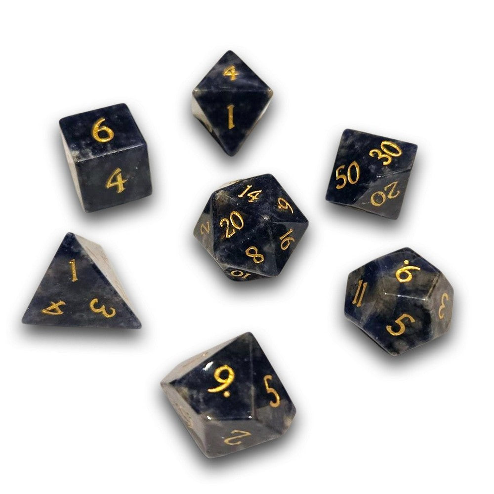 Chronicle - Lapis Lazuli Gemstone Dice Set