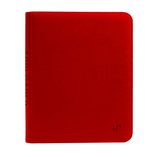 Ultra Pro: UP32098 4-Pocket Zippered TOPLOADER® Premium PRO-BINDER® (Red)