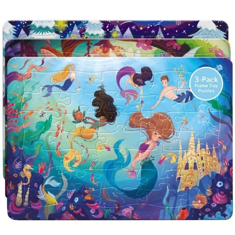 Frame Tray Jigsaw Puzzle 3 Pack - Fairytales
