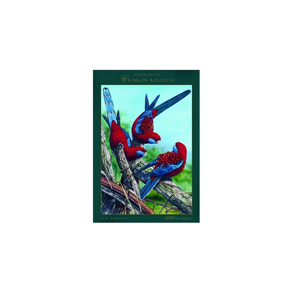 Puzzle - Brolly Books - Crimson Rosellas 1000pc