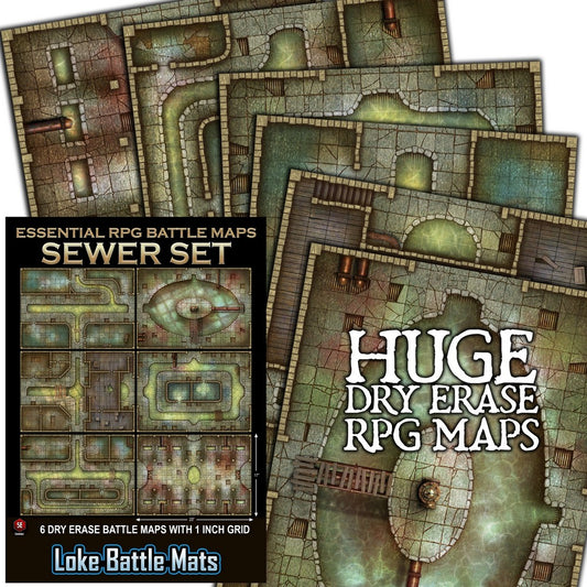 Essential RPG Battle Maps Sewer