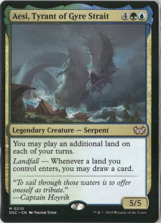 Scan Image | Aesi, Tyrant of Gyre Strait - Commander: Duskmourn: House of Horror | [E03C8BBA]