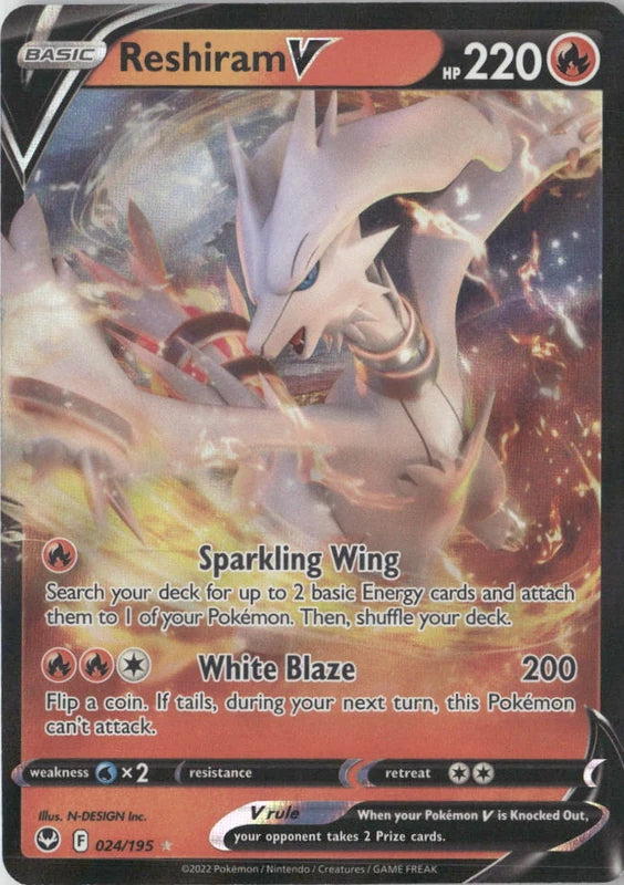 Reshiram V - SWSH12: Silver Tempest