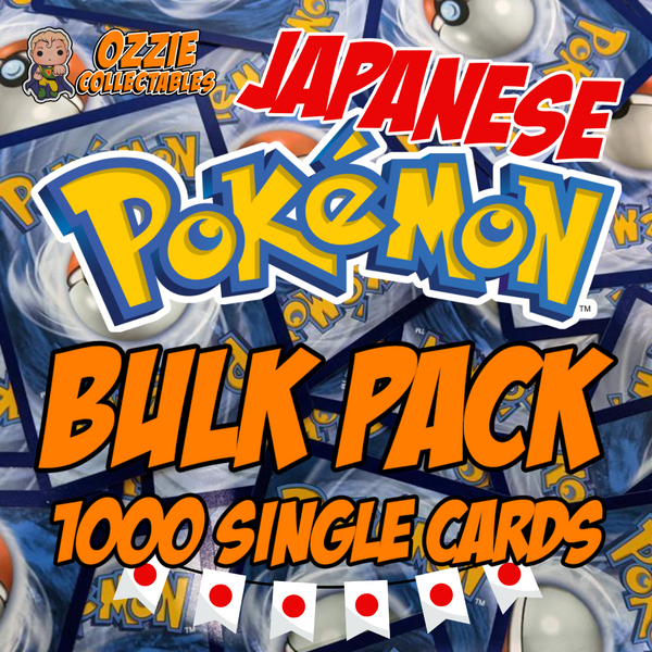 1000 JAPANESE Pokemon Cards Singles BULK Pack 1000 JAPANESE Pokemon Cards Singles BULK Pack