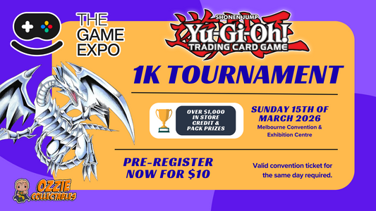 1k Yu-Gi-Oh Event at TGX 2026 Sunday 15th March 11am